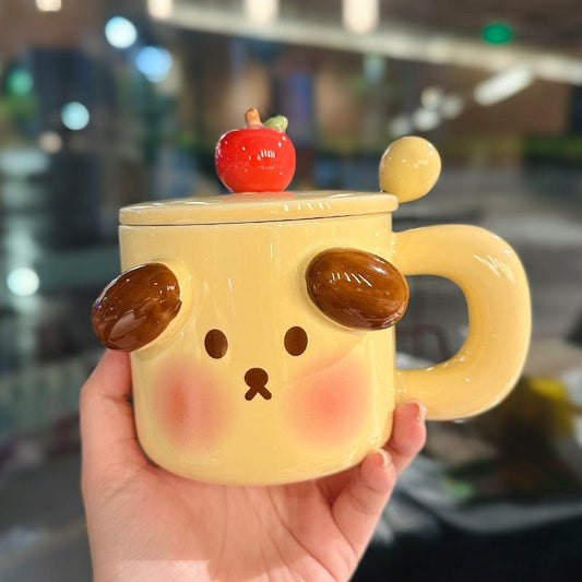 Pig/Dog Ceramic Cups