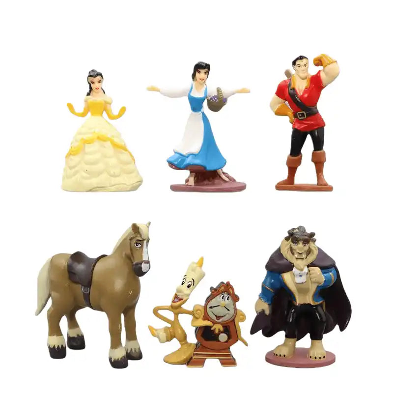 6 pcs Beauty and The Beast