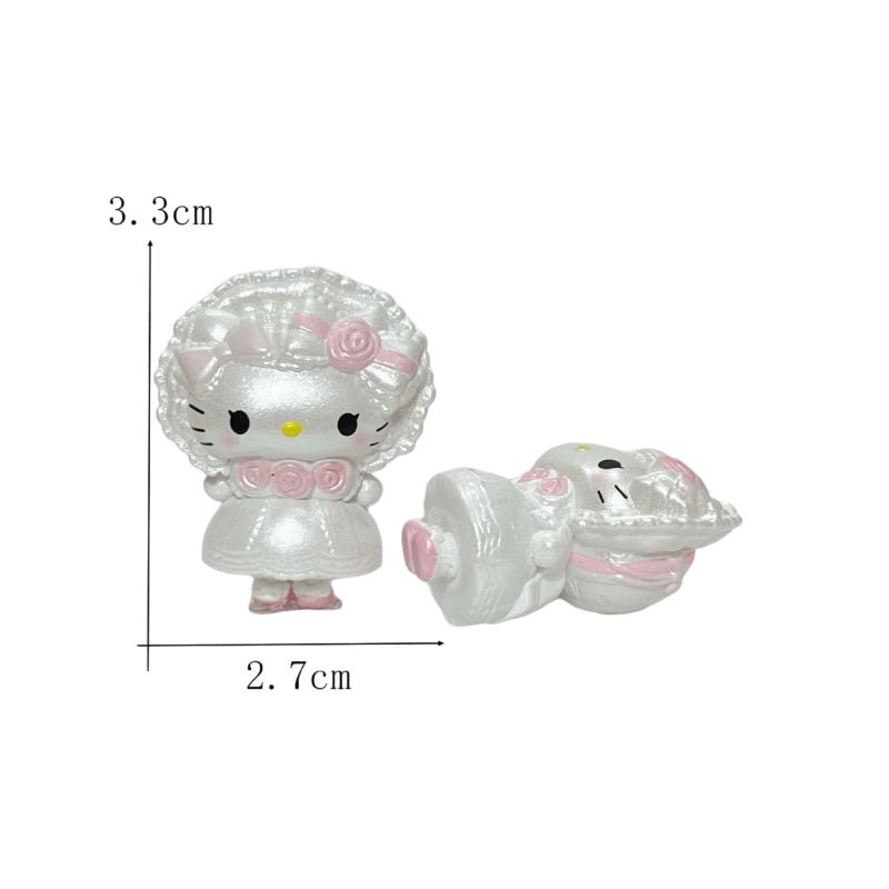 7 pcs/set Weeding dress Sanrio