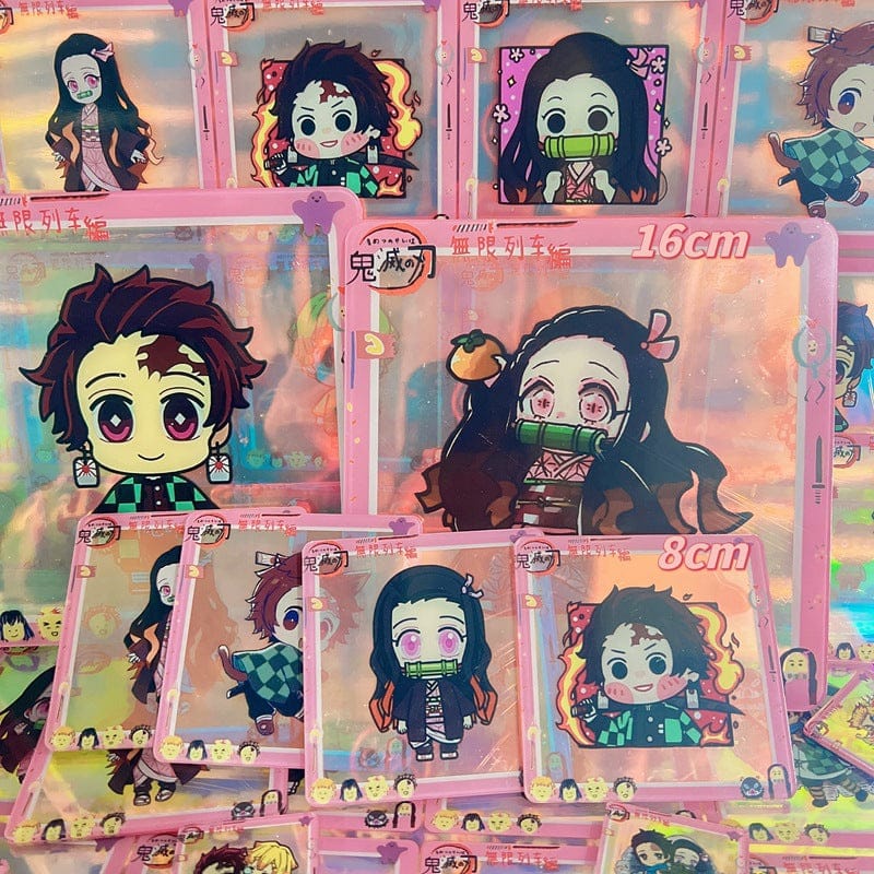 Demon Slayer Square 8cm Acrylic Charms for DIY match game-open in live