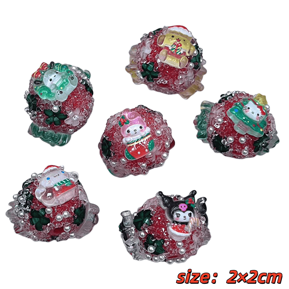 30pcs Christmas Sanrio Penbeads