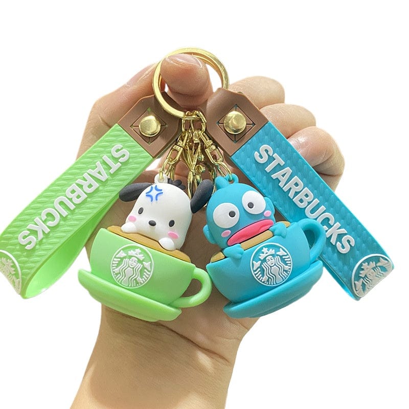Sanrio STARBUCKS Cup Keychain