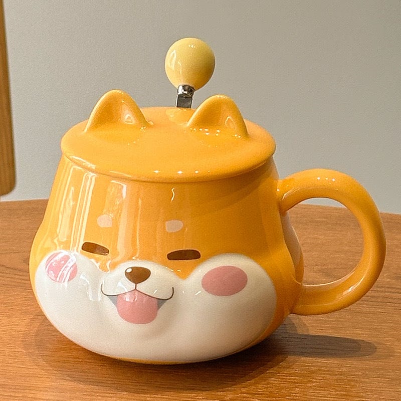 Cute Dog Ceramic Cups