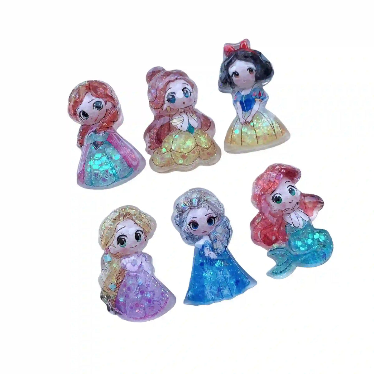 10pcs Disney Princess Charms