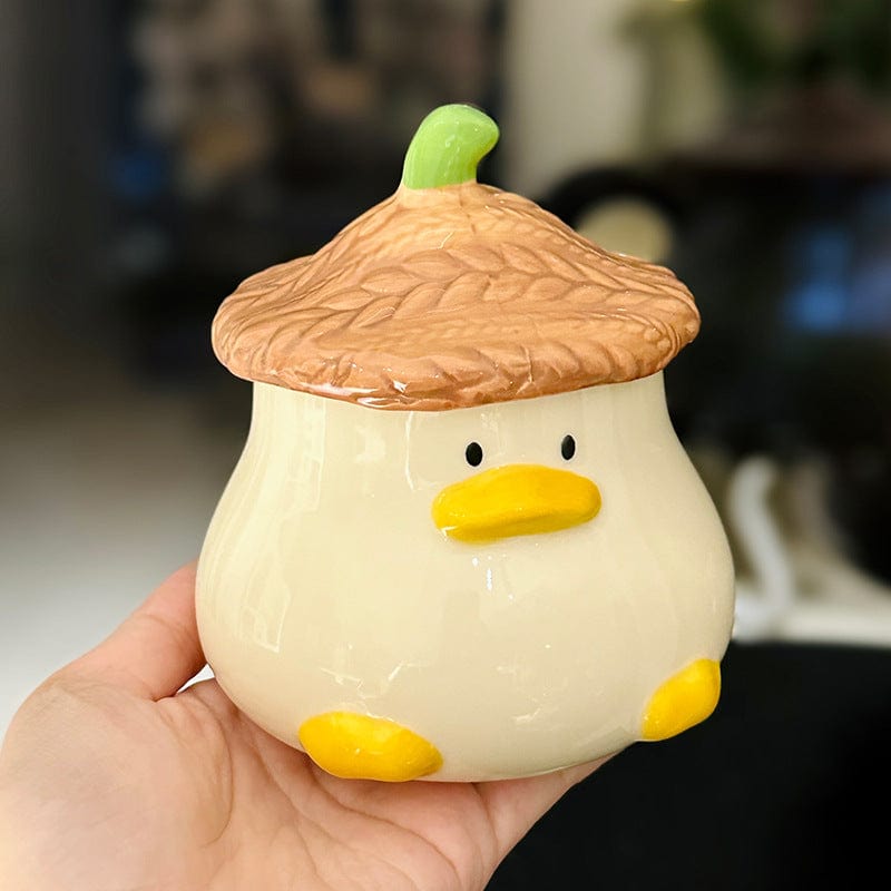 Cute Duck Ceramic Cups