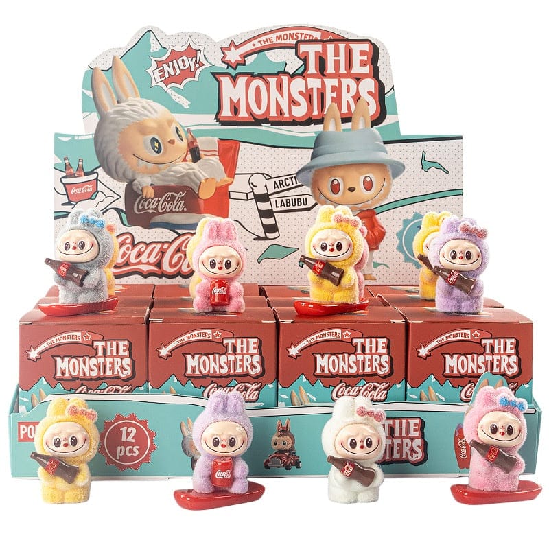12pcs/Full Box Mini Furry Labubu Blind Box
