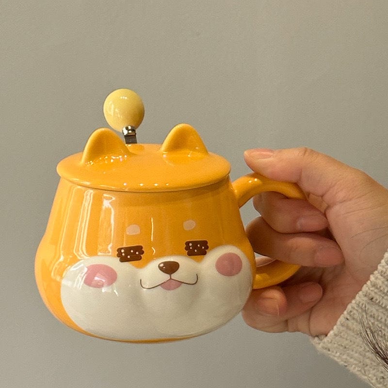 Cute Dog Ceramic Cups