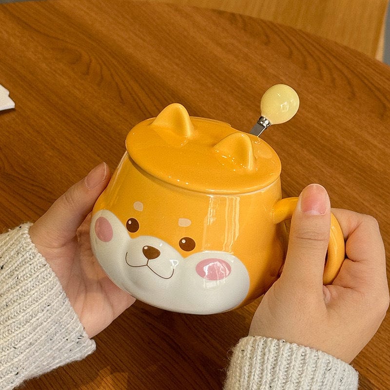 Cute Dog Ceramic Cups