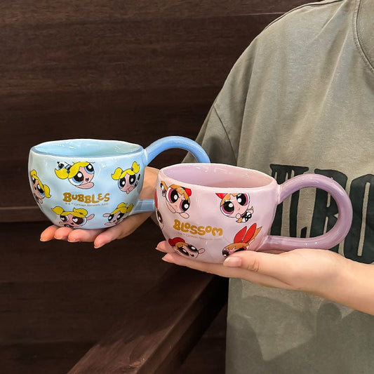 Power Puff Girl Ceramic Cups