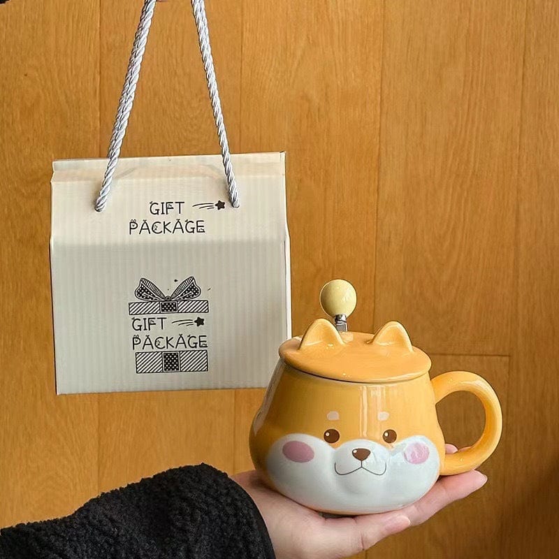 Cute Dog Ceramic Cups