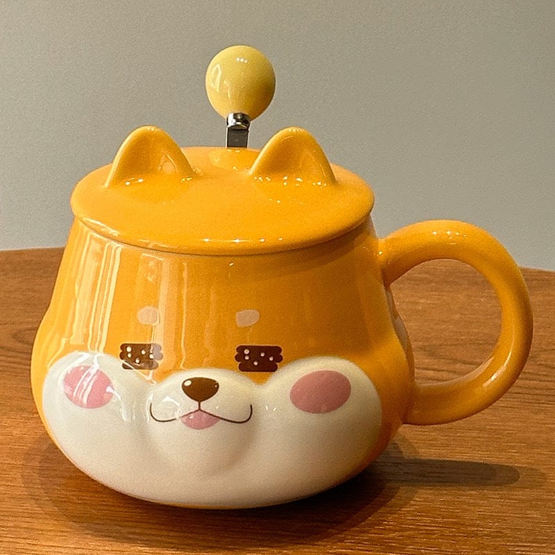 Cute Dog Ceramic Cups