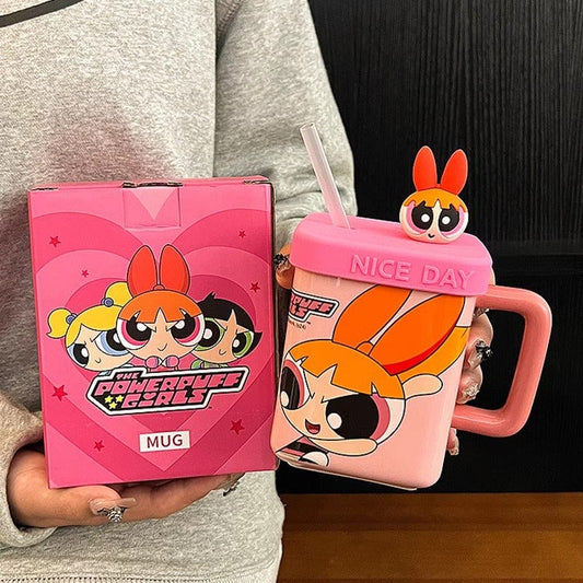 Power Puff Girl Ceramic Cups