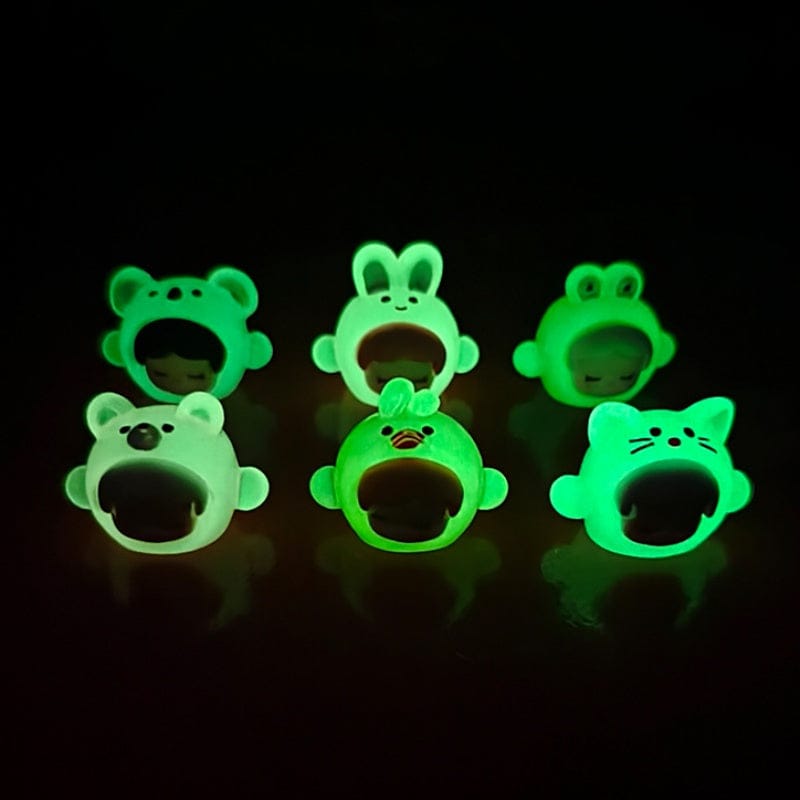 6 pcs Skull Panda cosplay(luminous)