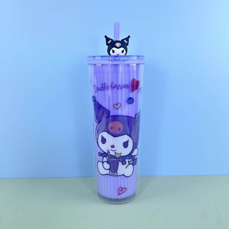 Double Layers Plastic Cups