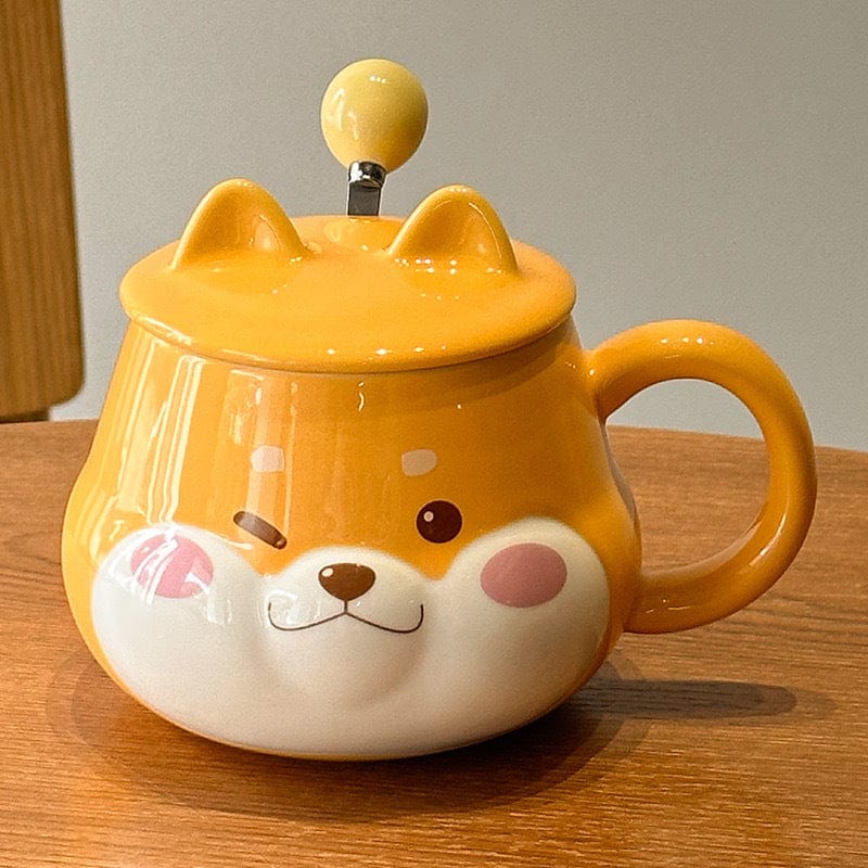 Cute Dog Ceramic Cups