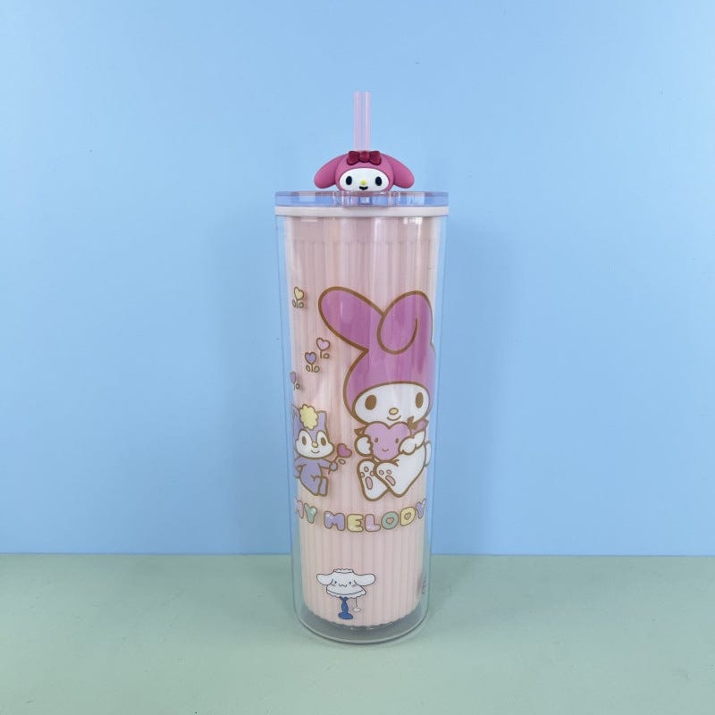 Double Layers Plastic Cups