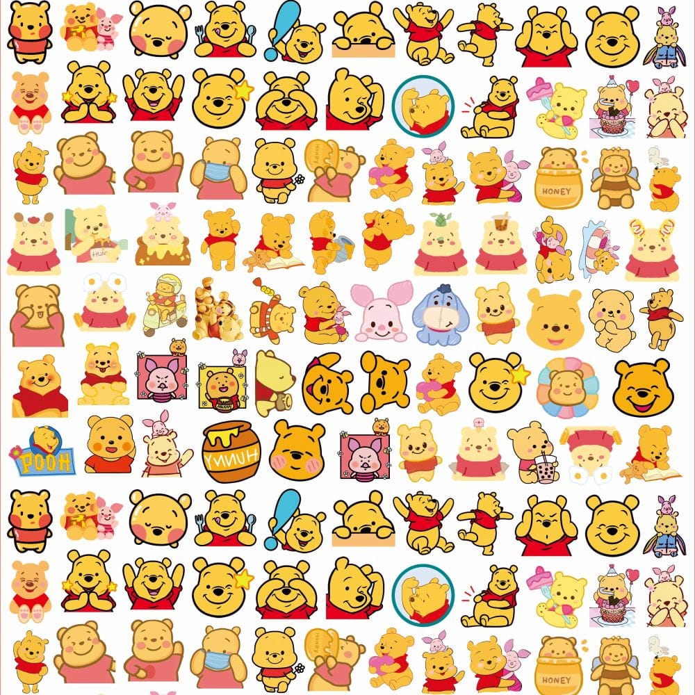 Winnie 8cm Acrylic Charms for DIY match game-open in live