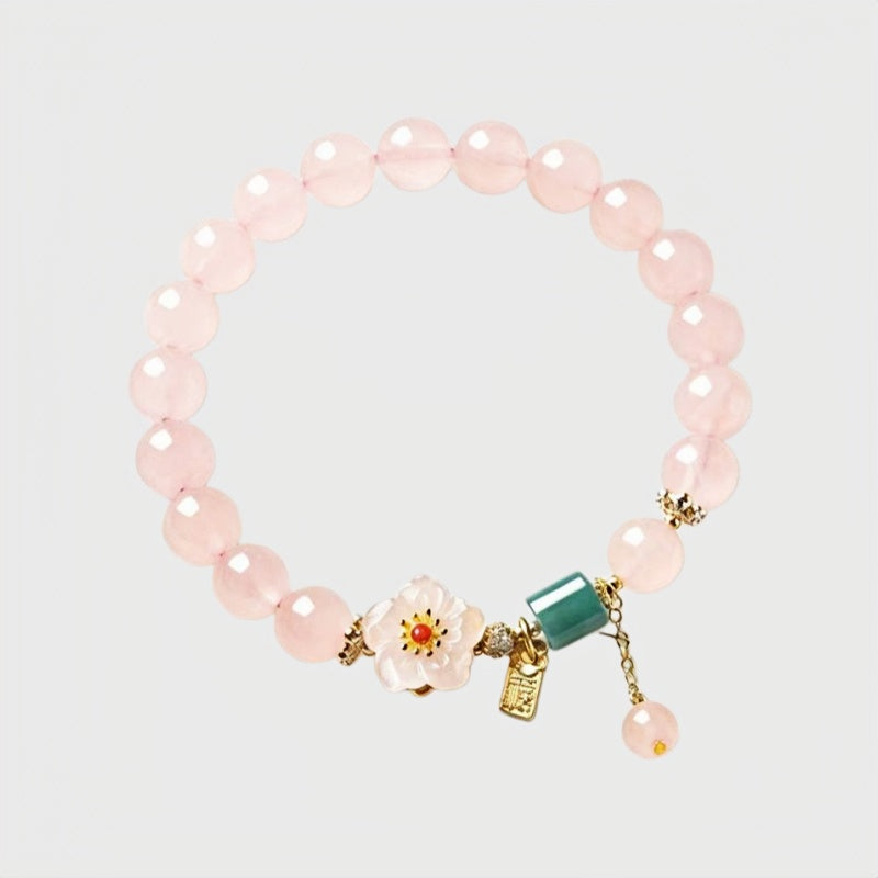 Sakura Love Natural Crystal Bracelet