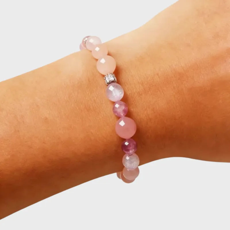 Petal Whisper Natural Crystal Bracelet