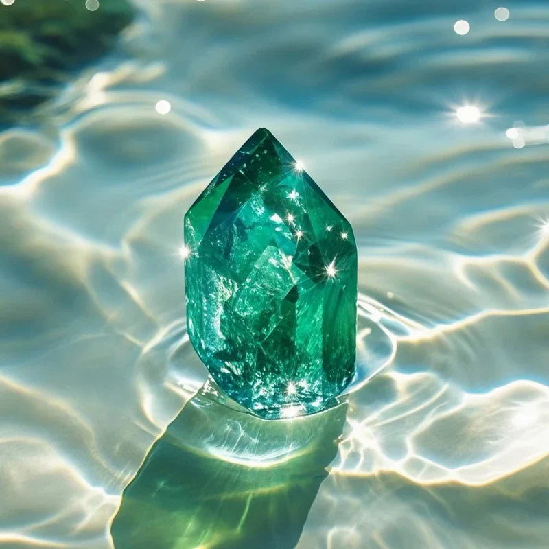 A Touch of Green: The Enchanting Green Quartz Necklace