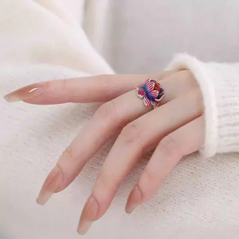 The Spiritual Power of the Lotus Ring: Unlocking Qi, Luck, and Inner Purity