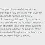 Boucles d'oreilles Solace Valiant en cristal naturel