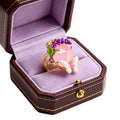 Lavender Gemstone Dream Butterfly Ring - Calm Ring