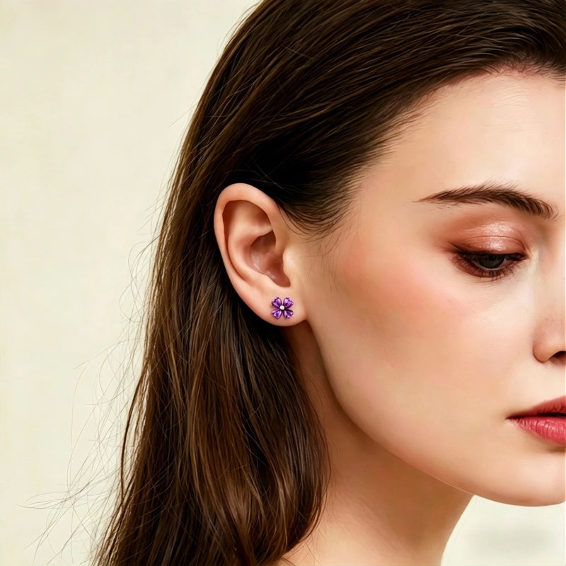 Seraphina Natural Crystal Earrings