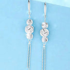 Ornate Carved S999 Ball Necklace/Bracelet/Earrings Jewelry Set, Gift for Friends