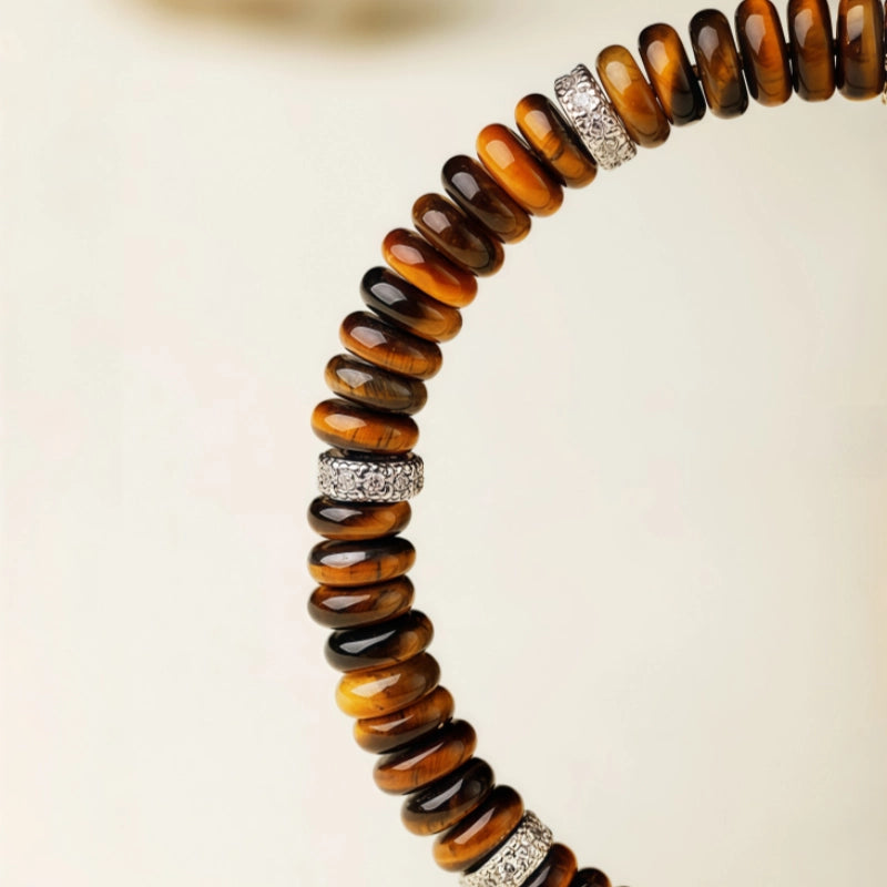 Natural Tiger Eye Stone Bracelet, Lucky Couple Style