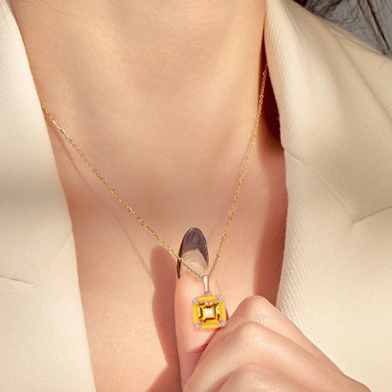 Collier Cristal Naturel Douce Maison