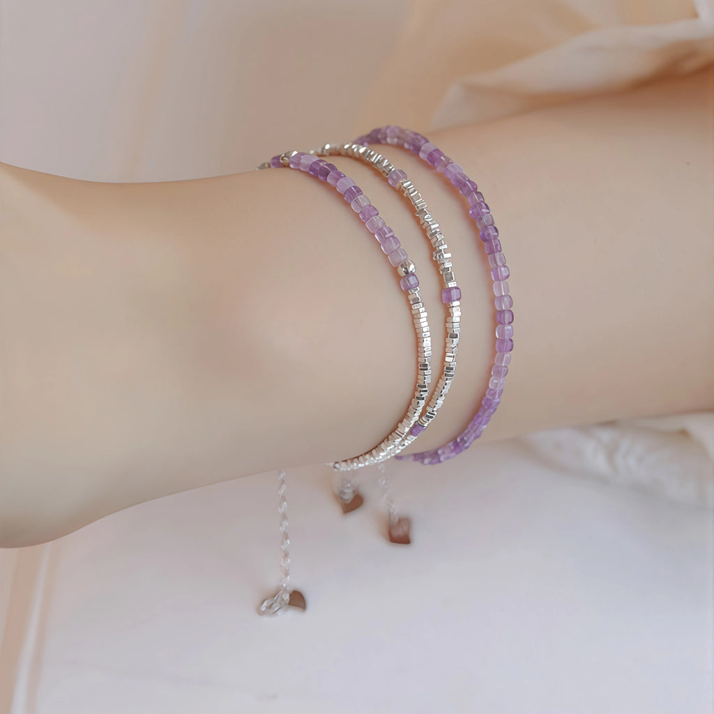Collier en cristal naturel couronne vintage