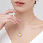 Collier en cristal naturel Aurora Wish