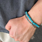 Collier en cristal naturel couronne vintage