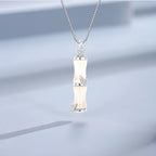 Collier à ajustement facile en quartz clair - Pureté intérieure et expression claire
