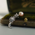 Sun-Moon-Star Pearl Earrings - Awaken Inner Intuition and Sharpness