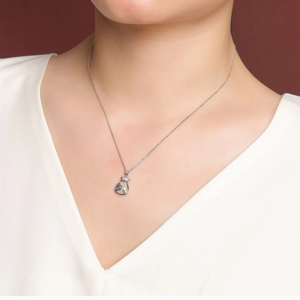 Collier à ajustement facile en quartz clair - Pureté intérieure et expression claire