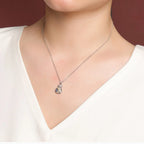 Collier à ajustement facile en quartz clair - Pureté intérieure et expression claire