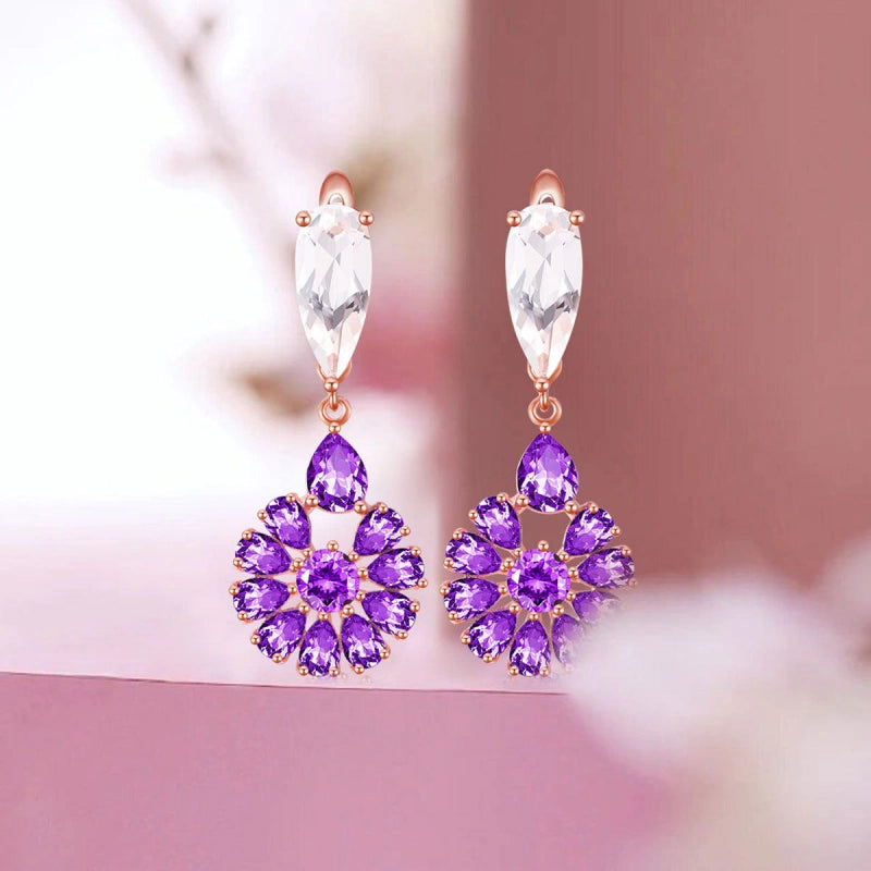 Stilla Vigil Natural Crystal Earrings