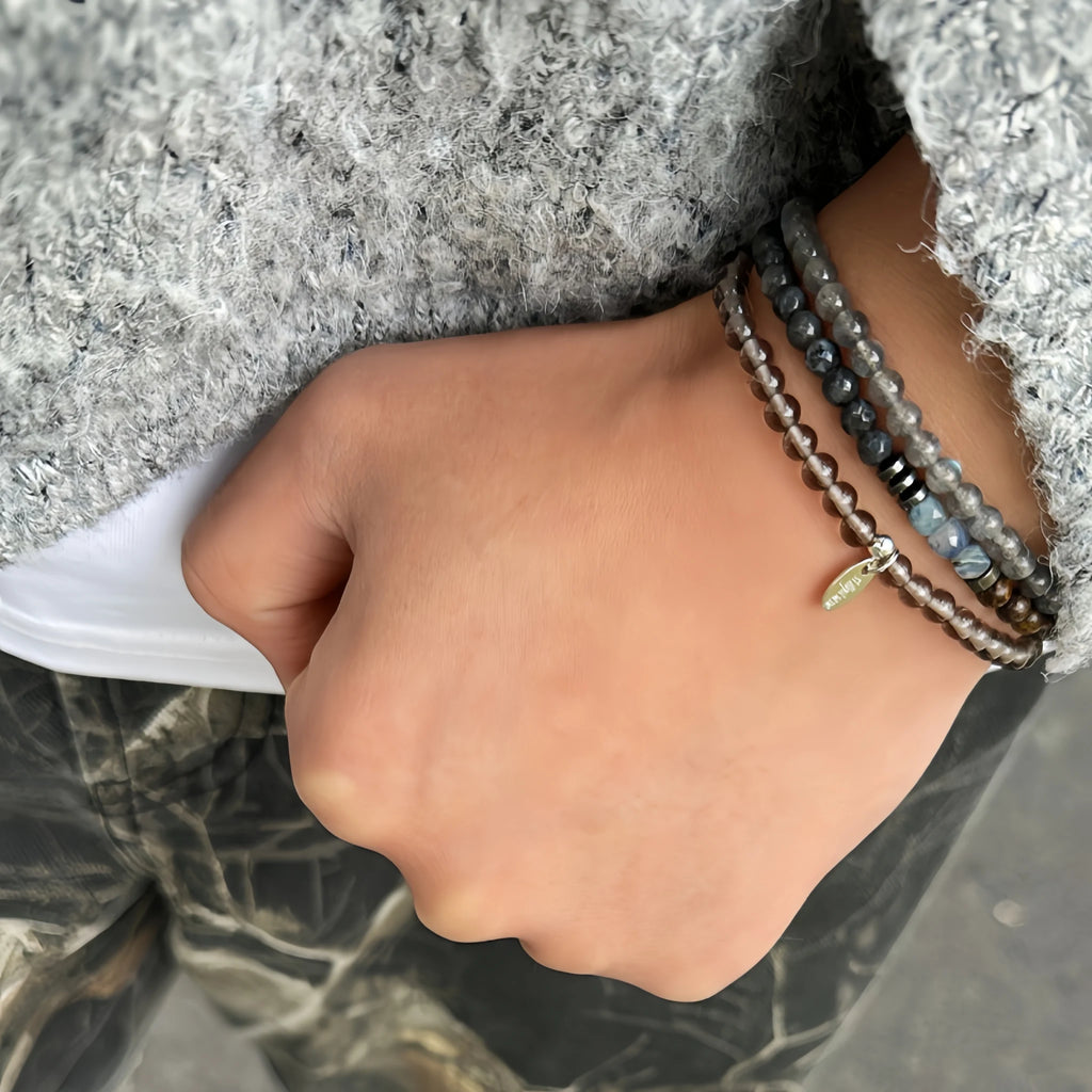 Collier en cristal naturel couronne vintage