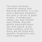 Sincere Care Moon & Star Necklace