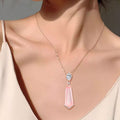 Collier en Cristal Naturel Larme d'Amour