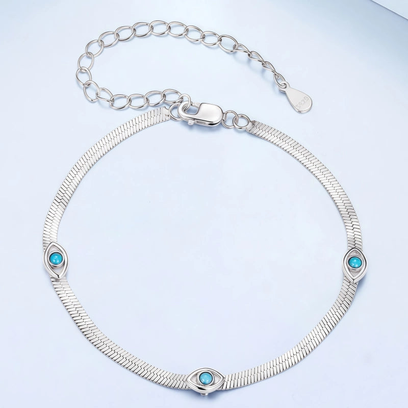 Bracelet Anti-mauvais Œil à Chevrons