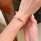 Dainty Natural Crystal Stack Bracelets - Self-Love And Magnetism
