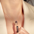 Collier en cristal naturel amour éternel