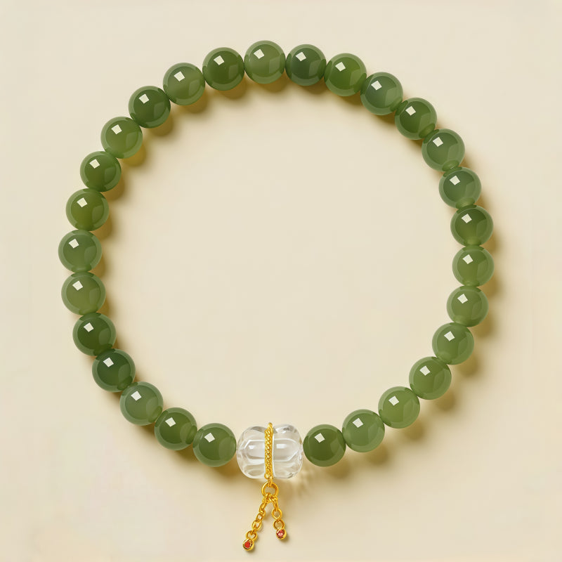 Bracelet Noble Cheval en Jade de Hetian