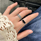 Bague en améthyste naturelle irrégulière – Calme l'esprit, approfondit l'intuition, attire la paix