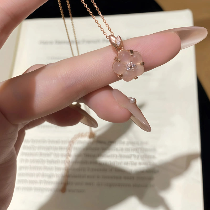 Collier en cristal naturel Serene Selflove