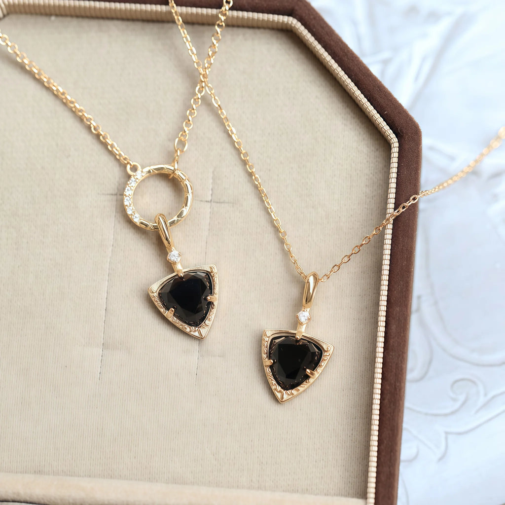 Collier Sakura en jade Hetian