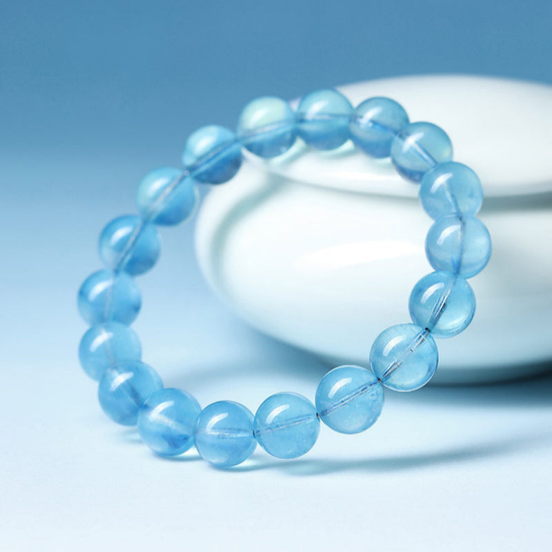 Aquamarine Luck Bracelet-Ocean Calm
